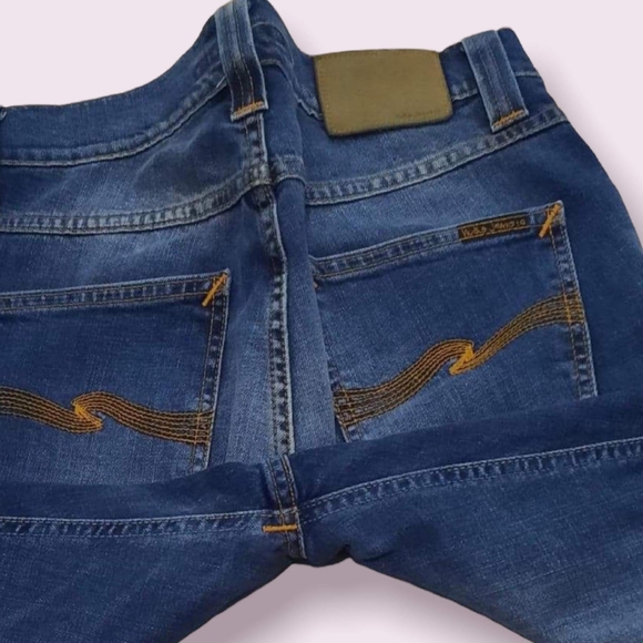 Nudie Jeans made in Italy,Size 28, Color Blue - Picture 7 of 12